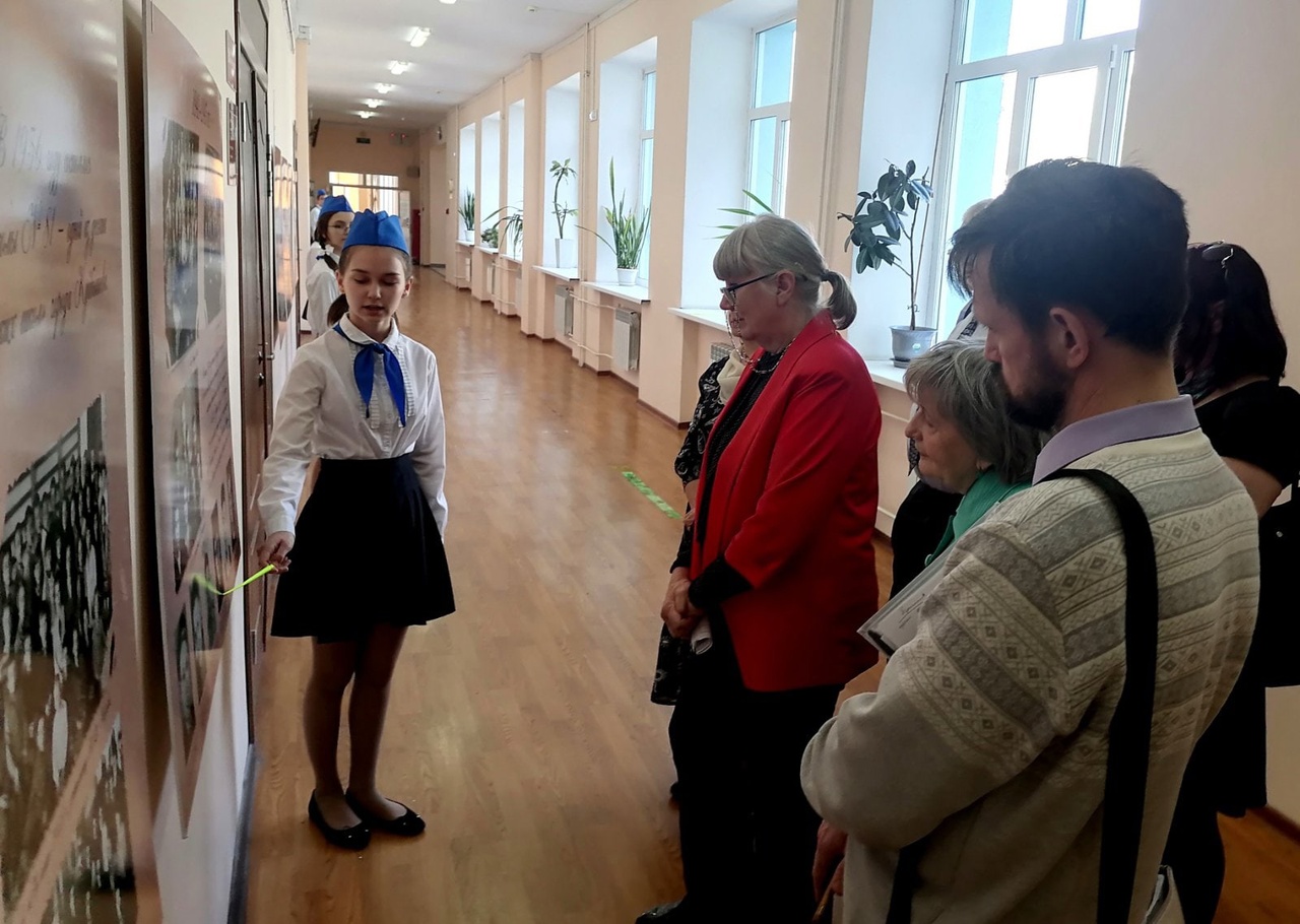 18 апреля актив школьного музея достойно представил работу музея на Городском смотре