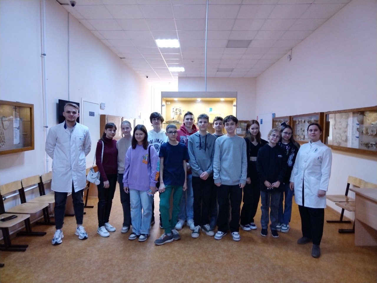 16 апреля учащиеся 7А класса посетили Анатомический музей