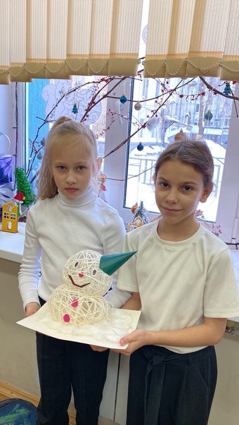 📍🏆Поздравляем учащихся 2-Г класса с победой во Всероссийском конкурсе детских творческих работ «Мой любимый снеговик».